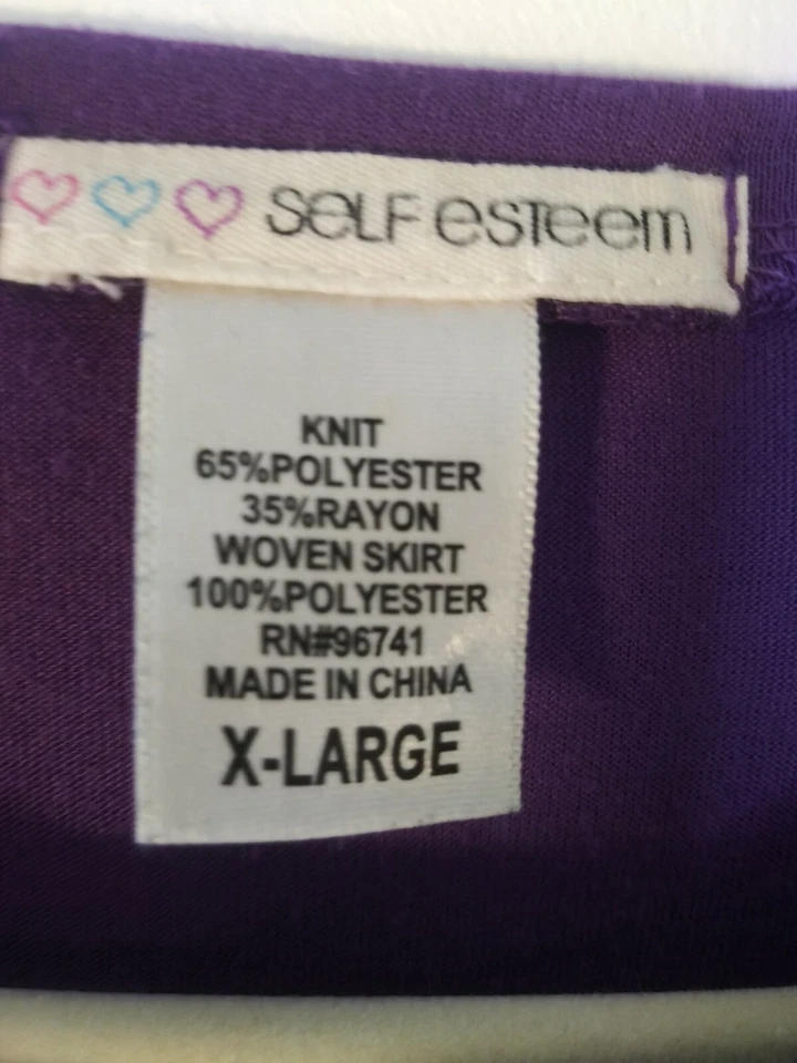 Hermoso Top Autoestima Niña Adolescente Brillo Bling Manga Larga Med. Pit2Pit 17" Foto 2 de 4