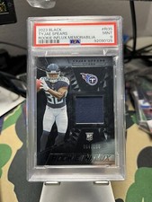 2023 Panini Black Tyjae Spears RC Rookie Influx 4/150 PSA 9