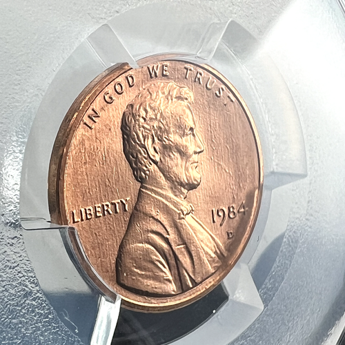 1984 D 1C Lincoln Cent PCGS MS65RD mit starkem Glanz aus persönlicher Sammlung - Bild 6 von 12
