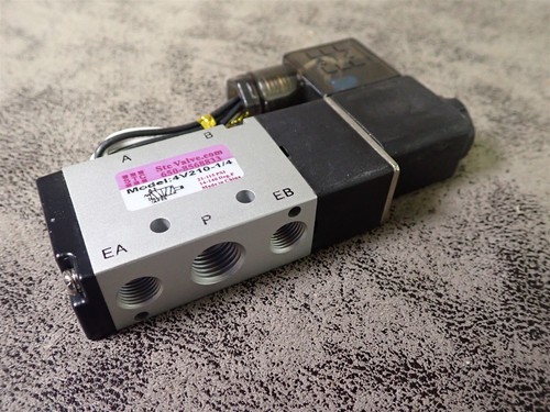 NEW STC 4V210-1/4 5 Way 2 Position Solenoid Pneumatic Air Valve (BN185) - Picture 4 of 4