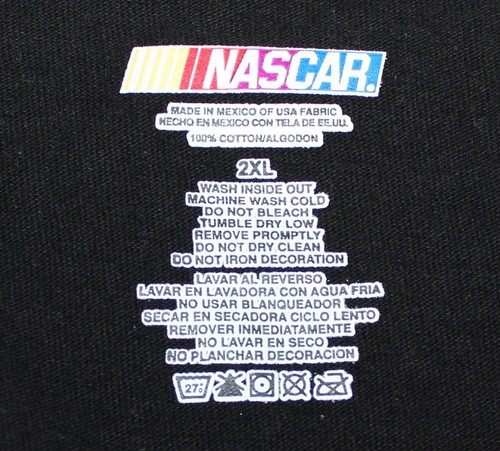 NASCAR Men's 2XL Black T Shirt - Picture 3 of 3
