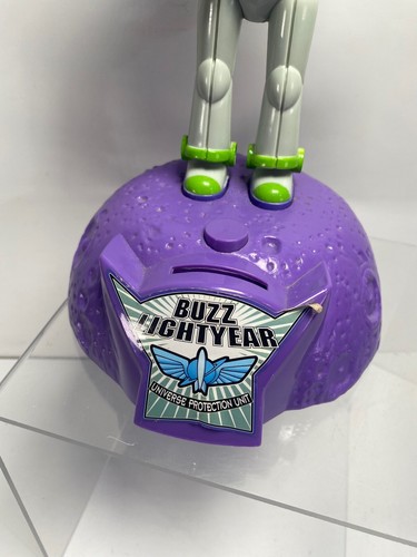 1995 VINTAGE Disney BUZZ LIGHTYEAR TALKING BANK THINKWAY Works - Picture 2 of 6