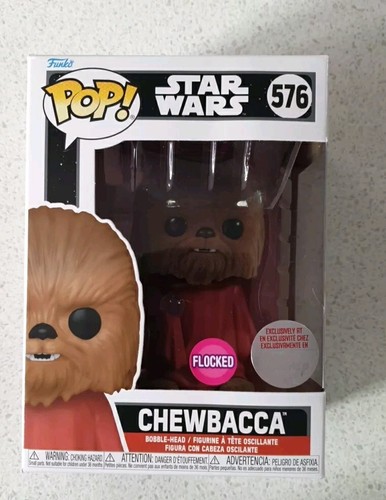 Funko Pop Vinyl Figure Star Wars Chewbacca 576 Flocked Disney Exclusive Pop!  - Picture 1 of 7