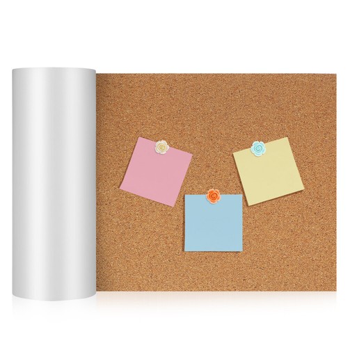 1Roll Cork Sheet Roll Self Adhesive Corkboard for Photos Memos Decor