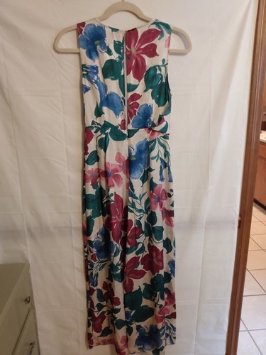 Zara Jumpsuit Sleeveless Lightweight Floral Sz Medium New With Tags - Picture 3 of 6