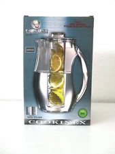 COOKINEX 2 In 1 Fruit Infusion Pitcher FL77 w/ Ice Chiller NOS In Box VTG AZ47