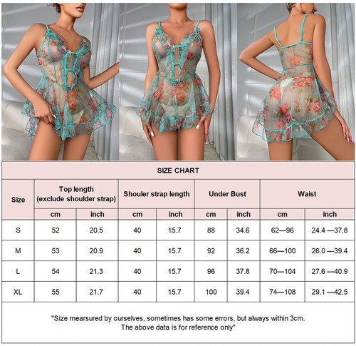 Lot Sexy-Lingerie Women Lace Slip Dress Underwear Babydoll Nightwear Sleepwear - Picture 387 of 457