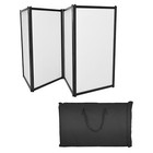 4-Panel DJ Foldable Booth Panels Portable Facade Event Booth Panels W/Carry Bag