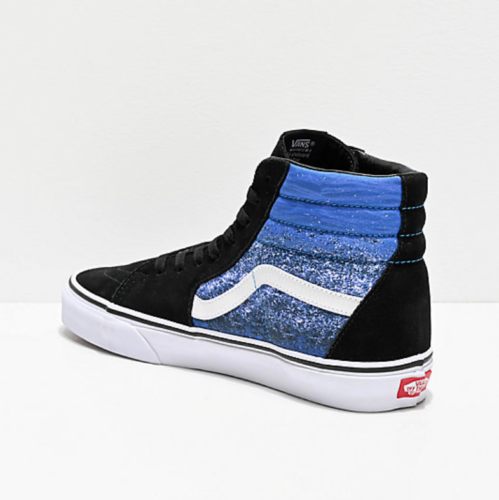 Vans, Shark Week, Black, Blue, True White, Mens size 5.5, Womens 7 Skate Shoes - Bild 4 von 5