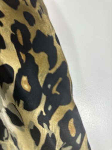 Blusa donna Linea Louis Dell’Olio taglia grande 100% seta stampa animalier arte da indossare - Foto 6 di 9