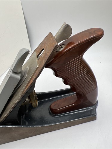 Vintage Corsair Iron Wood Plane 9" Made in USA by Great Neck - Woodworking - Picture 3 of 9