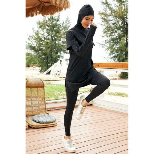 Full Cover Swimwear Women Muslim Swimsuit Modest Burkini Bathing Suit Beachwear - Bild 9 von 24