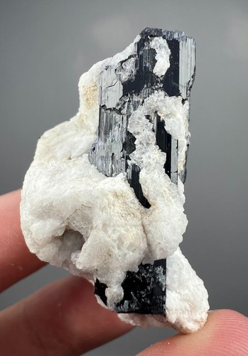27 GM Tourmaline Crystal On Matrix Form Kunar Afghanistan - Picture 3 of 7
