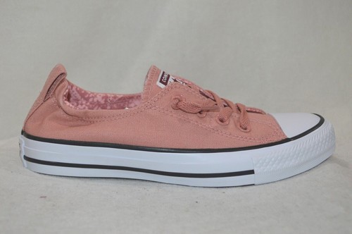 Converse Women's CT AS Shoreline Rust Pink/White/Blk Slip On Sneaker - Sz 5 NWB - Picture 7 of 8