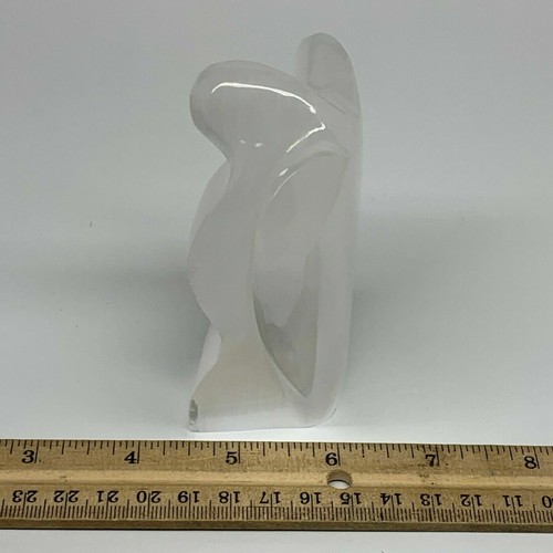 Cristal de ángel de selenita natural (satén Spar) 301,5 g, 3,9 x 3,2 x 1,6 g @ Marruecos, B8987 - Imagen 10 de 11