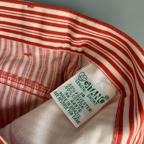 Gitano Jeans DAMEN 29 rot gestreift Fass Ballon Vintage Eisenbahn Denim selten - Bild 4 von 9