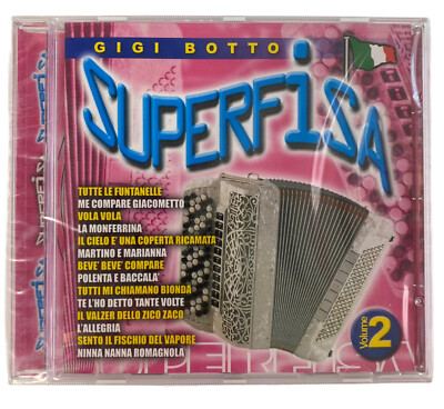 Gigi Botto: Superfisa: Volume 2 (CD, 2004 Drim) Italian Pop- New Sealed