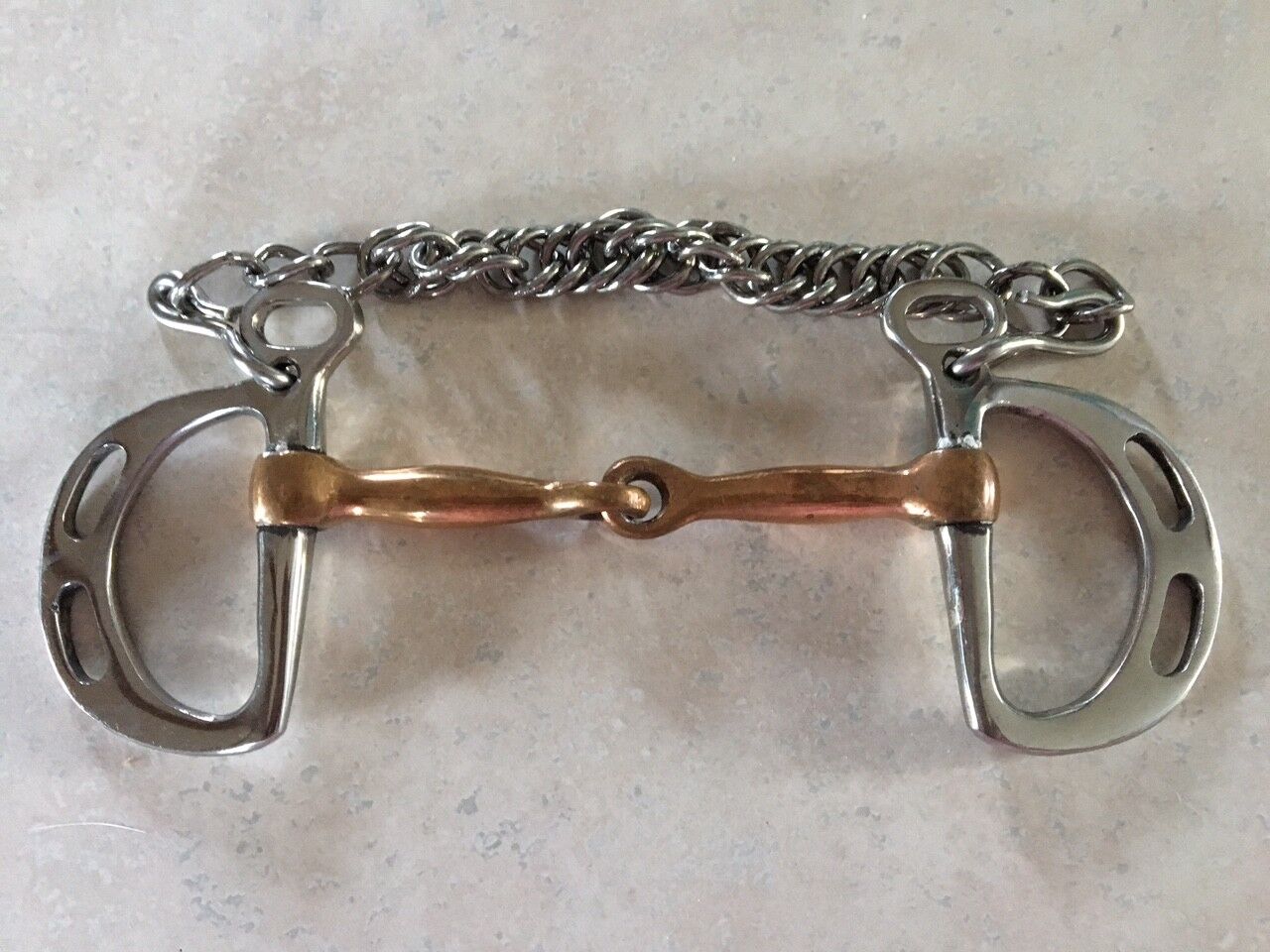 8" Stainless Steel Walking Horse Bit W/ 4 Interchangeable Mouth Pieces