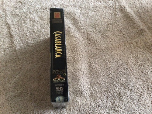 Casablanca 50th Anniversary VHS Movie - Humphrey Bogart & Ingrid Bergman - New - Picture 2 of 5