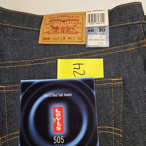 Vintage Levis 505, Deadstock Neu mit Etikett, Jeans Größe 46x30 Brandneu Made in USA - Bild 7 von 7