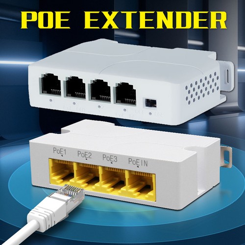 4-Port Gigabit POE Extender Network Switch Repeater IEEE802.3af/at PoE Switch - Picture 20 of 23