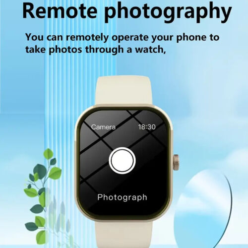GREENPORT XR Smartwatch, 2" Full Touchscreen Display, iPhone + Android SCHWARZ - Bild 7 von 11