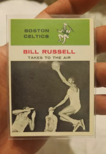 Bill Russell 1961 Fleer In Action