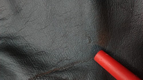 Jordache 100% Leather Pants Tag Sz 7/8 Mine 24x29.5 (24x30) (korea/nylon lining) - Picture 12 of 12