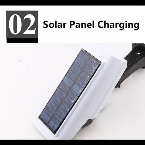 2X Fake Wireless Security Camera Outdoor Human Induction Waterproof Solar Lamp - Picture 11 of 24