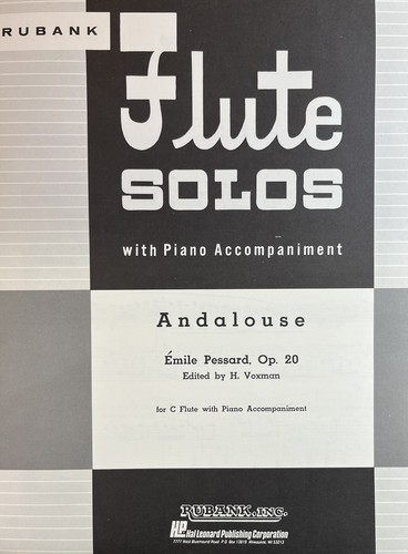 ANDANTE AND VALZE, MOZART ANDANTE, ANDOUSE & JELLY ROLL MERMELADA, flauta.  Lote #123 - Imagen 6 de 9