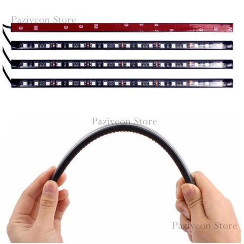 4X LED Interior Coche Pie Decoración Piso Atmósfera Luz Neón RGB Tiras Lámpara - Imagen 3 de 9
