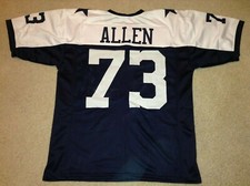UNSIGNED CUSTOM Sewn Stitched Larry Allen Thanksgiving Jersey - Extra Large