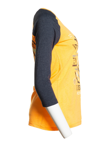 AMERICAN FIGHTER Women's T-Shirt HAZELDEN RAGLAN Tee Biker - Picture 6 of 7