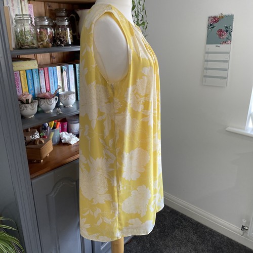 H&M Yellow Flower Dress Size Large Brand New With Tags - Picture 12 of 14