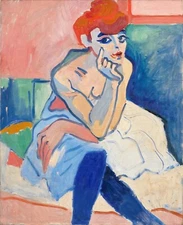 Woman in a Chemise : André Derain : 1906 : Archival Art Print