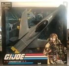GI Joe Conquest X-30 Airplane Vehicle + Pilot Lt. Slip Stream Figure Hasbro NEW