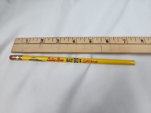 Betsy Ross Gay 90's LIGHT BREAD WOOD PENCIL UNUSED NOS ADVERTISING ANTIQUE - Picture 11 of 12