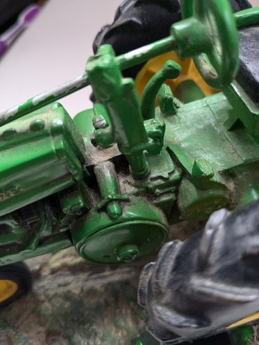 Vintage John Deere Tractor Rustic Scene Display Decor Centerpiece - Picture 19 of 23