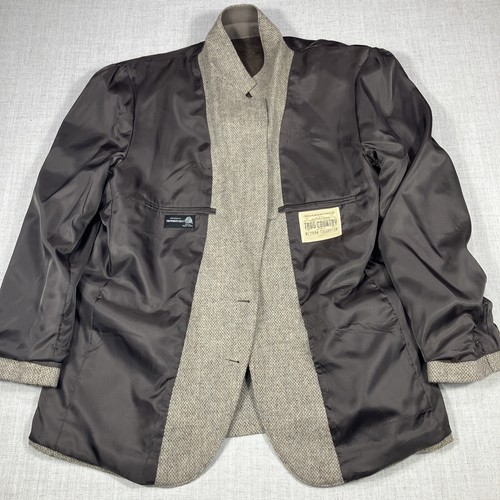 Taos Country Western Collection Tweed Blazer Jacket Sport Coat Mens 44 - Picture 7 of 18