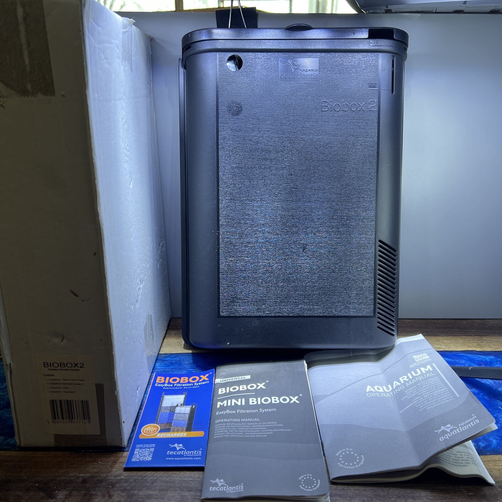 Aquatlantis BioBox2 AIO Acuario Sistema Calentador de Filtración Seco Húmedo Nuevo