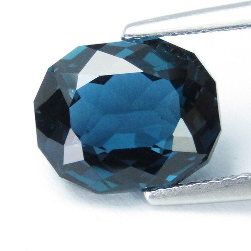 4,56 quilates delicioso topacio azul Londres natural elegante corte ovalado colección gema - Imagen 5 de 5