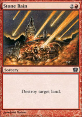 Stone Rain x1 - 9th Edition - NM-Mint, English - 9th Edition