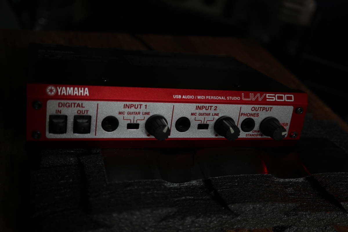 YAMAHA UW500 USB Audio Midi Personal Studio Interface Recording Equipment YAMAHA UW500 USB Audio Midi Personal Studio Interface Recording Equipment