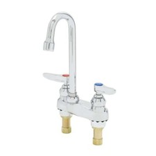 4" Deck Mount Swivel/Rigid Gooseneck Lavatory Faucet B-0874, 110-1192