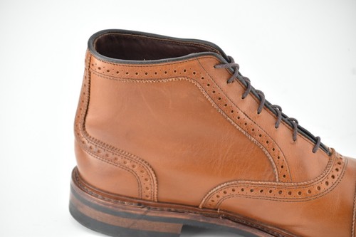PRECIO DE VENTA SUGERIDO POR EL FABRICANTE $495 USADAS 3x con ÁRBOLES DE CAJA | BOTAS DE NOGAL ALLEN EDMONDS 10.5D HAMILTON - Imagen 7 de 14