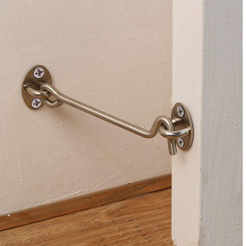 Sturmhaken Torhaken Fensterhaken Kabinenhaken Wandhaken Vorreiber Windhaken - Bild 12 von 12