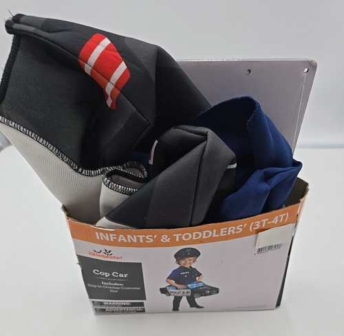 Costume Halloween Auto Polizia Bambino 3t-4t - Foto 2 di 13