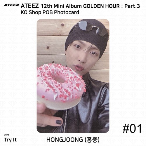 ATEEZ 12th Mini Golden Hour Part.3 KQ Shop POB Photocard KPOP K-POP - Picture 18 of 24