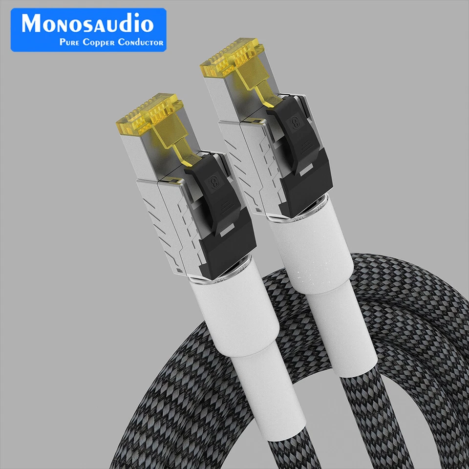 OFC Copper Ethernet Cable Cat8 Speed Lan Cable CAT8 RJ45 Network Patch Cable - Image 2 of 4
