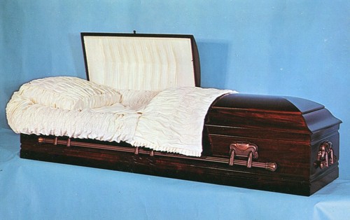 Ataúd Imperial Casket Co.•POSTAL PUBLICITARIA - Imagen 1 de 2